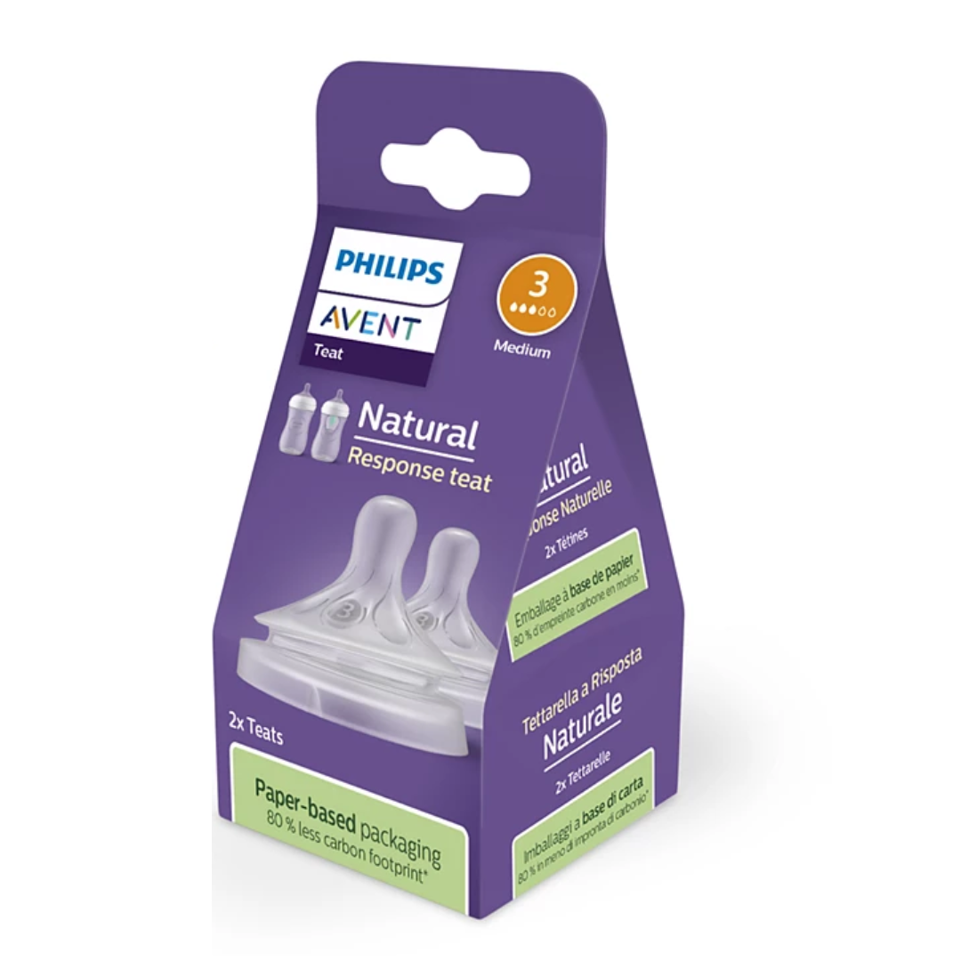 Avent-Tetine-Natural-Teat-Medium-Scy96302 Avent Tetine Natural Teat +1m Scy963/02 – Image 1