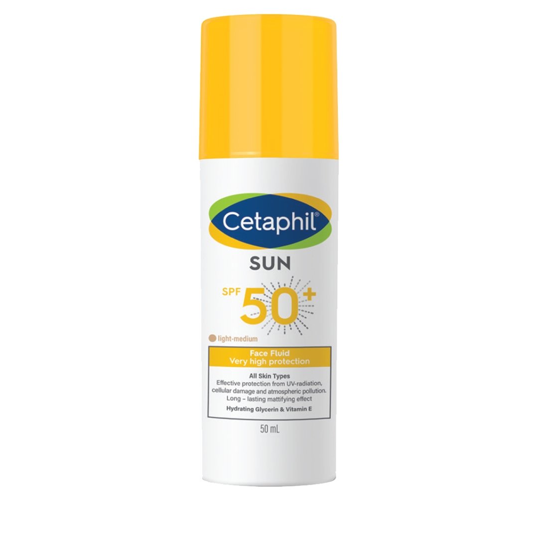 Cetaphil-Face-Fluid-Very-High-Protection-Teinte-spf50-50ml Cetaphil Sun Face Fluide Teinte spf50+ 50ml – Image 1