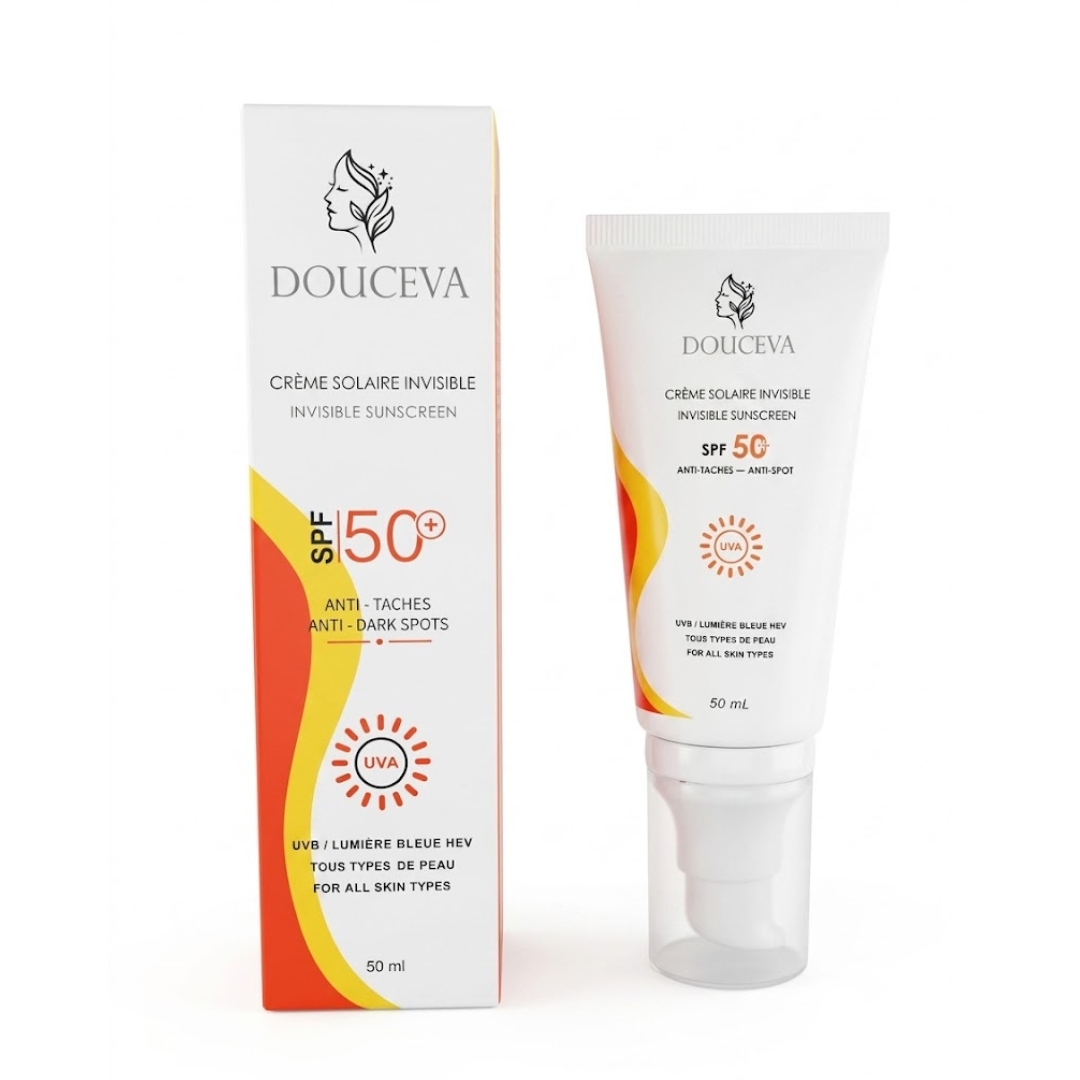 Douceva-Ecran-Solaire-Invisible-Spf50-50ml Douceva Ecran Solaire Invisible Spf50+ 50ml – Image 1