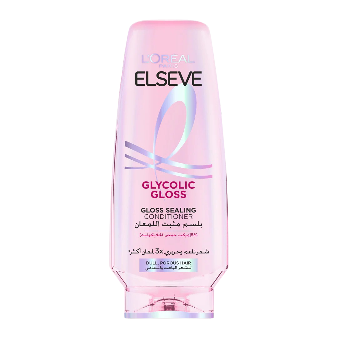 Elseve-Glycolic-Gloss-Conditioner-200ml L'oreal Paris Elseve Glycolic Gloss Conditioner 200ml – Image 1