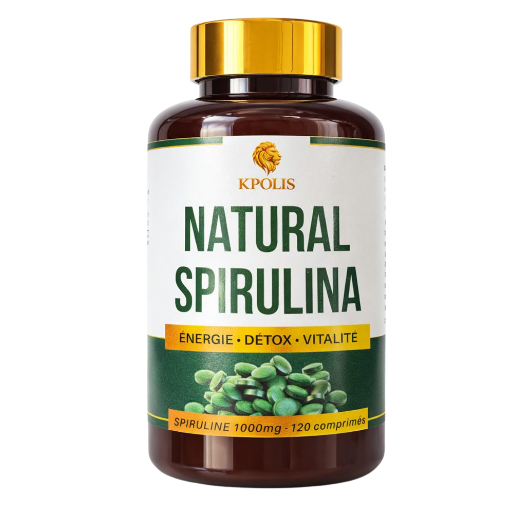 Kpolis-Natural-Spirulina-120cps Kpolis Natural Spirulina 120 Comprimes – Image 1