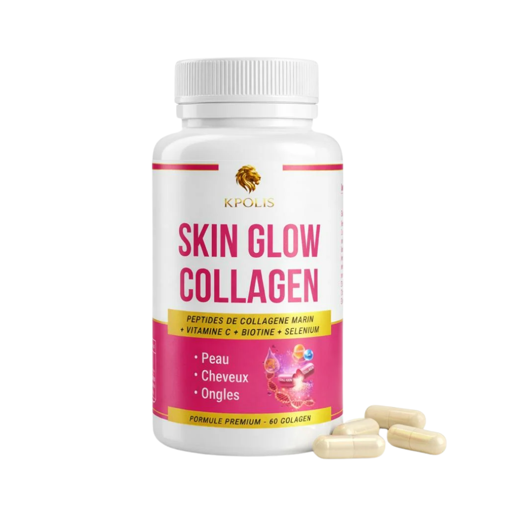 Kpolis-Skin-Glow-Collagen-60gelules Kpolis Skin Glow Collagen 60 Gelules – Image 1
