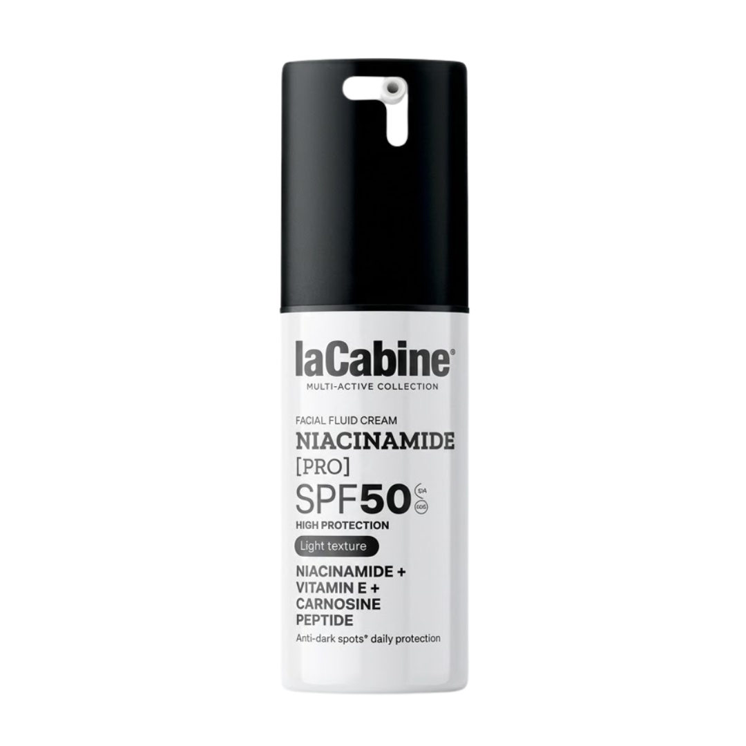 La-Cabine-Fluid-Cream-Niacinamide-Pro-Light-Spf50-30ml La Cabine Fluid Cream Niacinamide Pro Light Spf50 30ml – Image 1