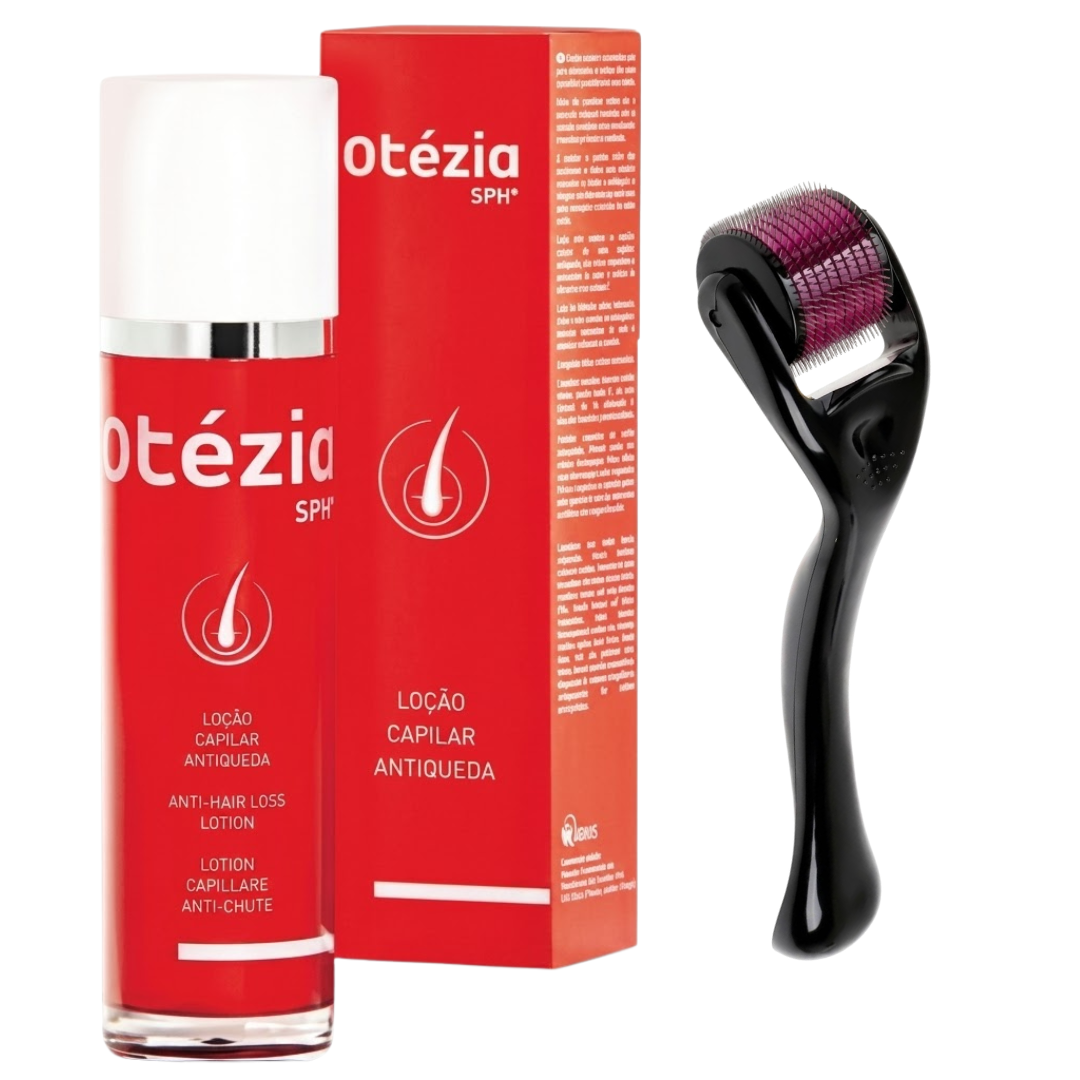 Otezia-SPH-lotion-Anti-chute-100ml-Derma-roller Otezia SPH lotion Anti-chute 100ml + Derma-roller – Image 1