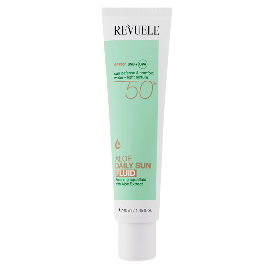 Revuele-Aloe-Daily-Sun-Fluid-Spf-50-40-Ml Revuele Aloe Daily Sun Fluid Spf 50+ 40 Ml – Image 1