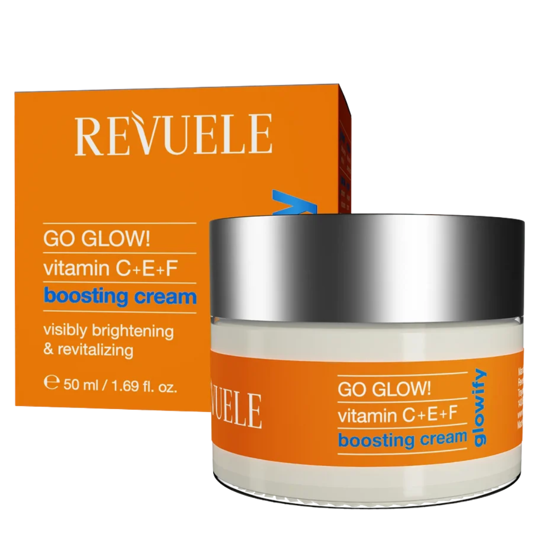 Revuele-Go-Glow-Boosting-Cream-Vitamin-C-E-F-50-ml Revuele Go Glow Boosting Cream Vitamin C+ E+ F 50 ml – Image 1