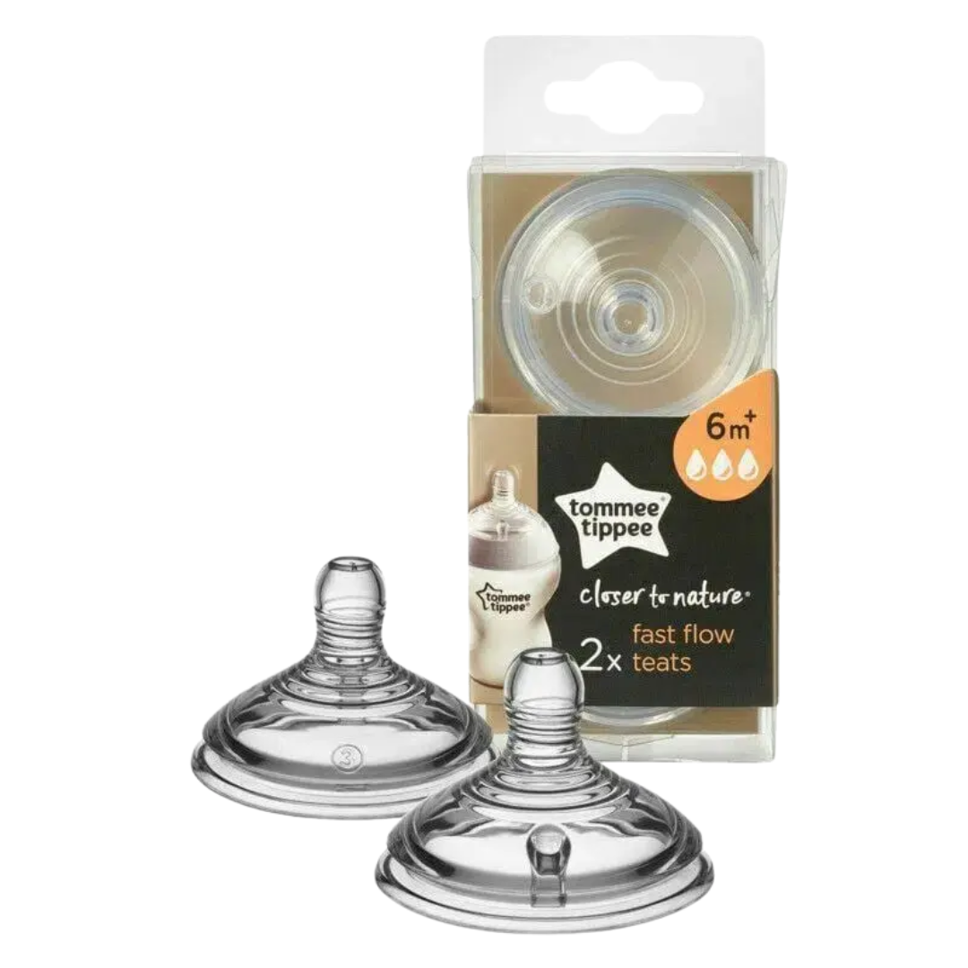 Tomme-Pack-2-Tetines-Debit-Rapide Tommee Tippee Pack 2 Tetines Debit Rapide – Image 1