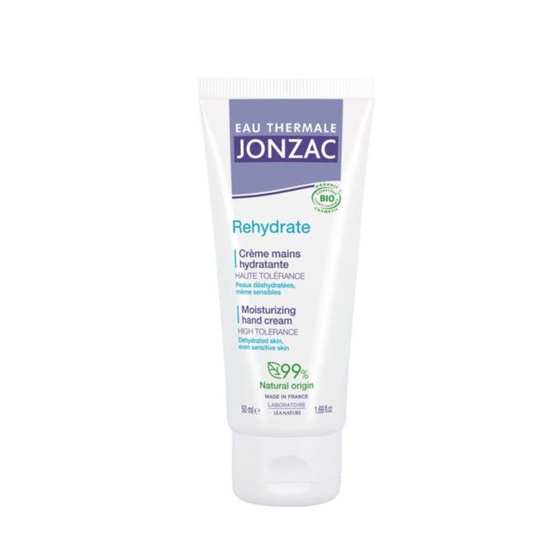 jonzac-mains EAU THERMALE JONZAC RÉHYDRATE CRÉME MAINS HYDRATANTE 50 ml – Image 1