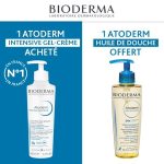 BIODERMA ATODERM INTENSIVE GEL CREME 200ML ATODERM HUILE DE DOUCHE 200ML OFFERTE