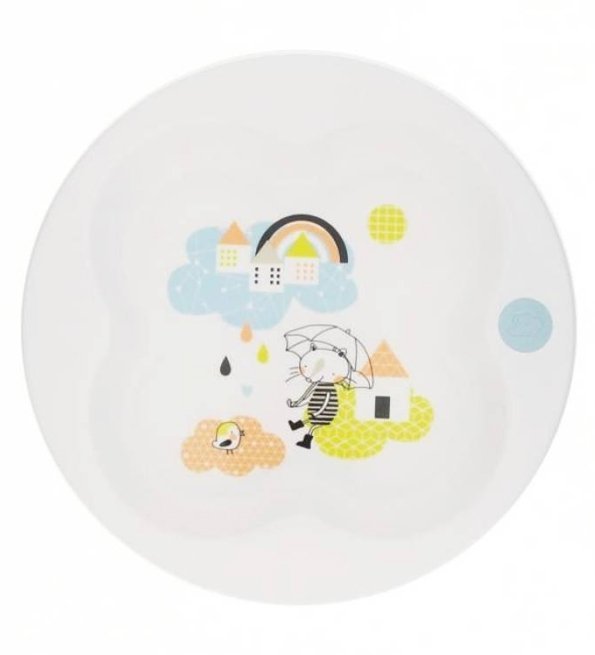 3220660253845 Bebe Confort - Assiette + Couvercle - Under The Rainbow (9M +) – Image 1
