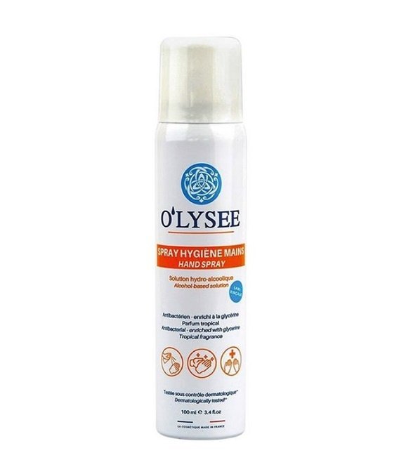 3520710009560 O'LYSEE Solution hydro-alcoolique pour l’antisepsie des mains 100ml – Image 1