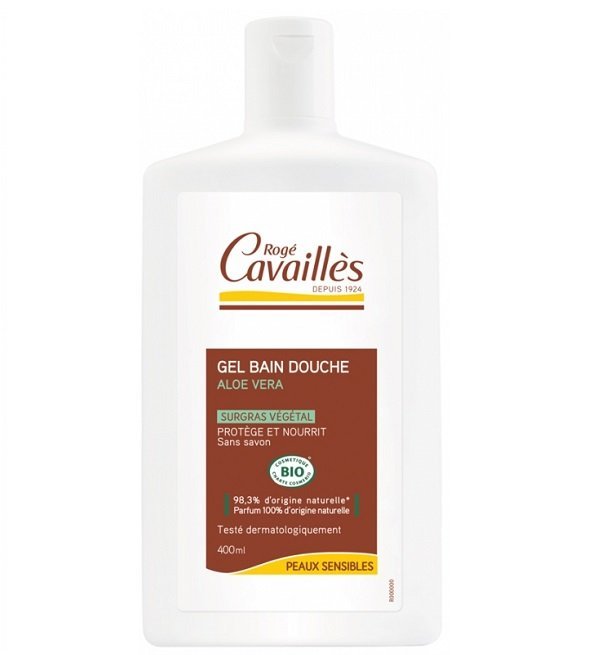 3596490005894 Rogé Cavaillès Gel Bain Douche Aloe Vera Bio 400ml – Image 1