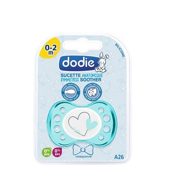 3700763535302 DODIE Sucette Anatomique Silicone 0-2 mois – Image 1