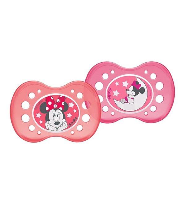 3700763535401 Dodie 2 Sucettes Anatomique Nuit A74 +18m Duo Minnie – Image 1