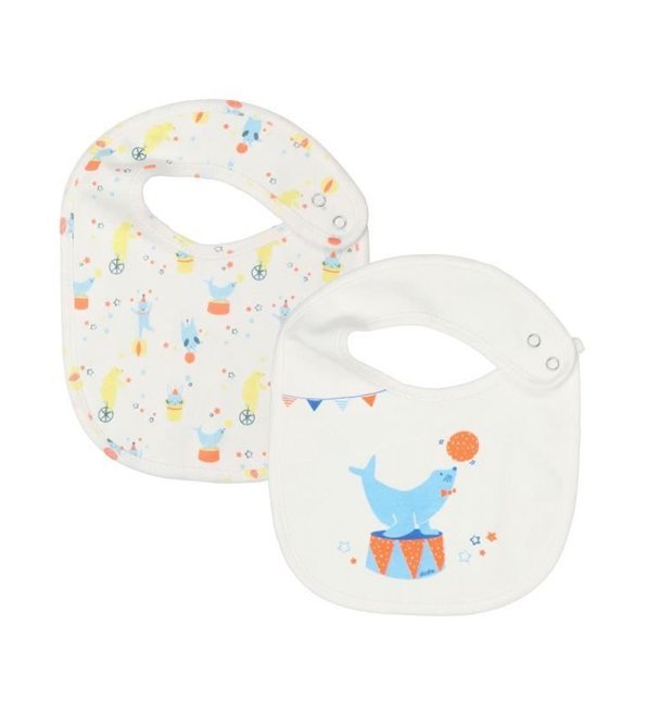 3700763535999 DODIE Bavoir Le Cirque Lot De 2 – Image 1