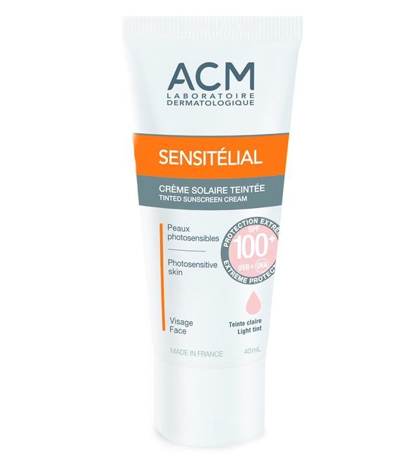 3760095251523 Acm Sensitélial Ecran solaire teinté Spf 100+ - 40 ml – Image 1