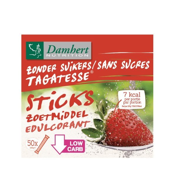 5412158055316 Damhert Sans Sucres Tagatesse Sticks – Image 1