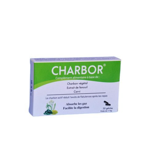 6112166910210 Charbor 30 gélules – Image 1
