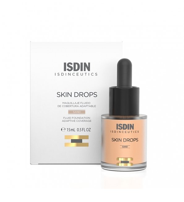 8429420124509-1 Isdin Skin drops fond de teint fluide sand 15ml – Image 1