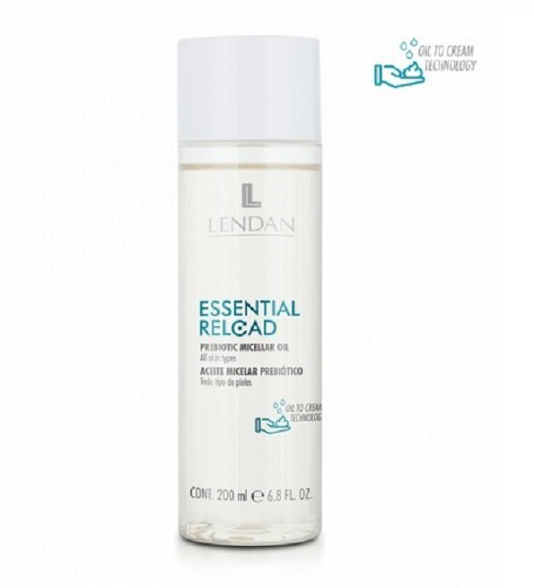 8429707038697 LENDAN ESSENTIAL RELOAD HUILE MICELLAIRE PREBIOTIQUE 200 ML – Image 1