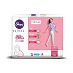 Sleepy Natural Slim Extra Thin 3in1 Night Pads 6 Pcs