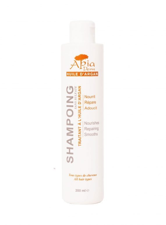 Apia-Shampoing-Traitant-Huile-d_Argan-scaled-1 Apia Derm Shampoing Sans sulfate Huile d'argan 200ml – Image 1