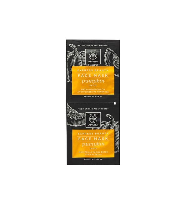 Apivita-Express-beauty-Face-Mask-Pumpkin-6_2_8ml Apivita Express beauty Face Mask Pumpkin 6*2*8ml – Image 1