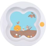 BEBE CONFORT Assiette d’apprentissage avec couvercle +9mois Woodcamp