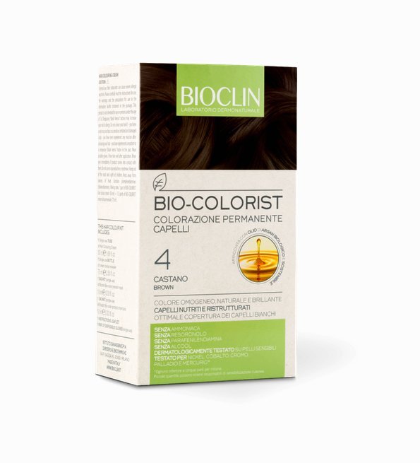 BIOCLIN-COLORATION_N4_Brown_Castano Bioclin Bio Colorist 4 Chatain – Image 1