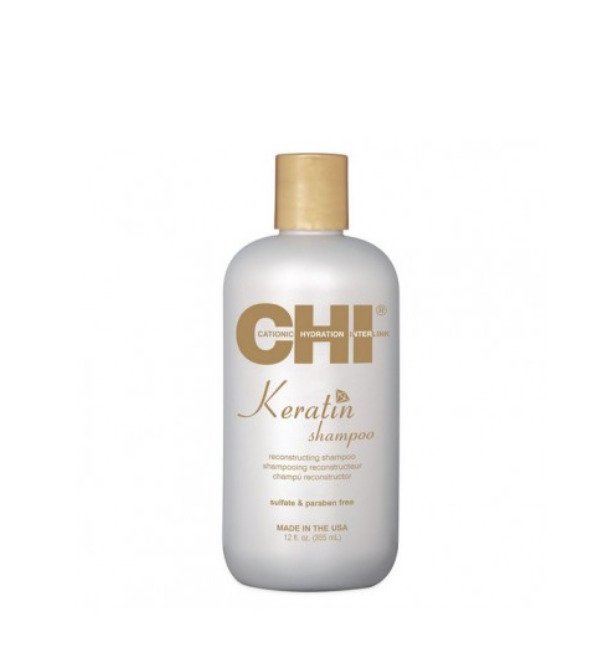 CHI-keratin-shampoing-355ml CHI Keratin Reconstructing Shampooing – Image 1