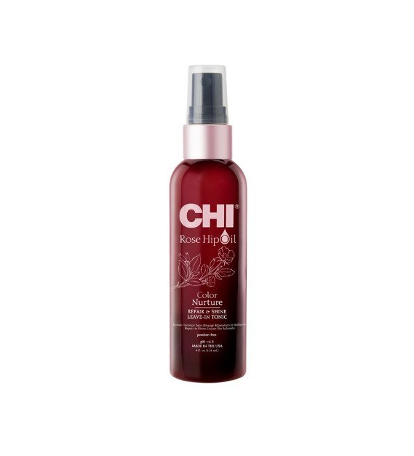 CHI-rose-hip-leave-in-tonic-118ml CHI Rosehip Oil Repair And Shine Leave-in Tonic – Image 1