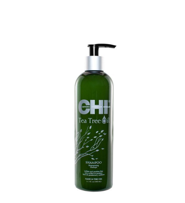 CHI-tea-tree-shampoo-340ml CHI Tea Tree Oil Shampoing 340ml – Image 1