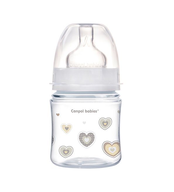 Canpol-babies-biberon-anti-colic-3mois-240ml Canpol Babies biberon Anti Colic +0mois 120ml Ref 35/216 beige – Image 1