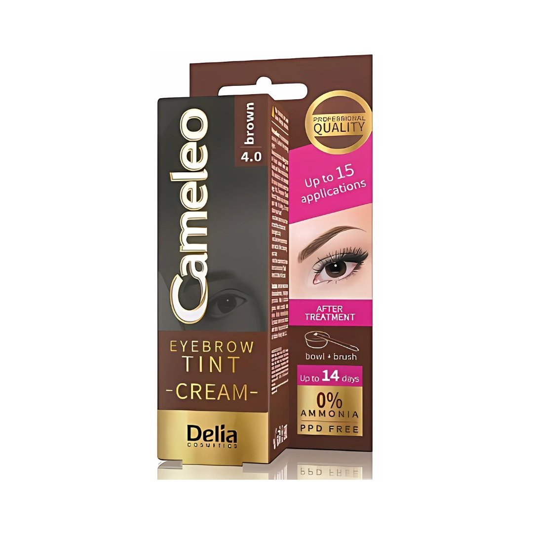Delia-cameleo-coloration-sourcils-4.0-marron-15ml Delia Cameleo Coloration Sourcils 4.0 Marron 15ml – Image 1