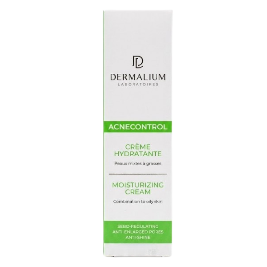 Dermalium-Acne-Control-Creme-hydratante-50ml Dermalium Acnecontrol Creme hydratante 50ml – Image 1