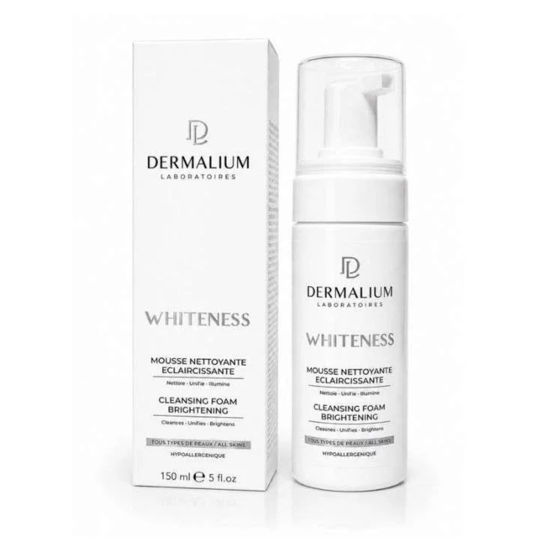 Dermalium-Whiteness-Mousse-Nettoyante-Eclaircissante-150ml Dermalium Whiteness Mousse Nettoyante Eclaircissante 150ml – Image 1