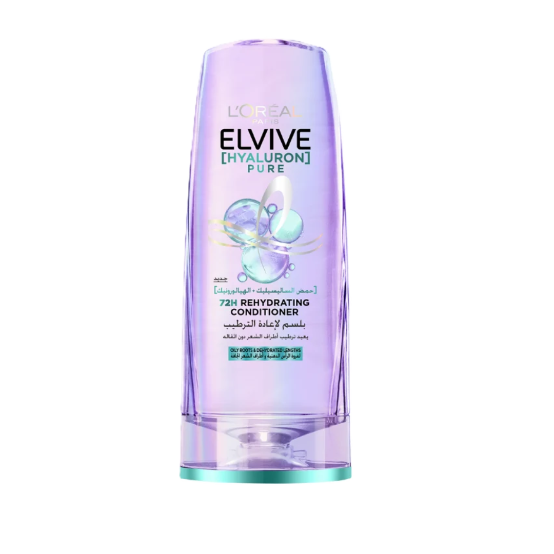 Elseve-Hyaluron-Pure-Conditioner-200ml L’Oreal Paris Elseve Hyaluron Pure Conditioner 200ml – Image 1