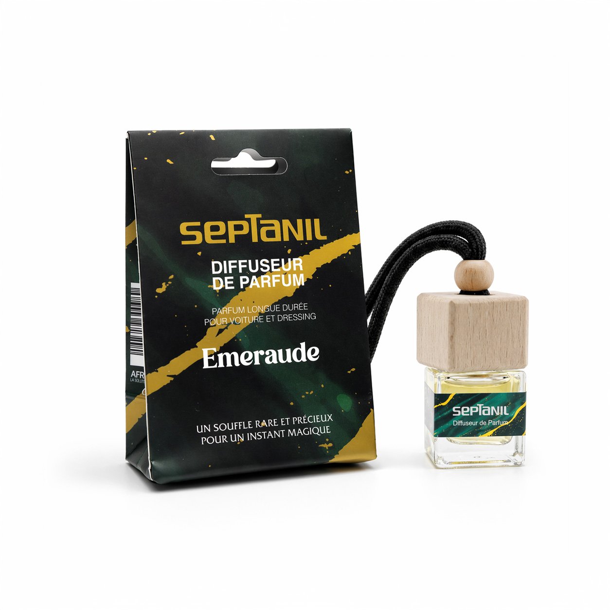 Emeraude-voiture Septanil Diffuseur De Voiture Emeraude 8ml – Image 1