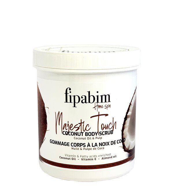 Fipabim-Gommage-corps-la-noix-de-coco-Majestic-touch-1kg Fipabim Gommage Corps La Noix de Coco 1kg – Image 1