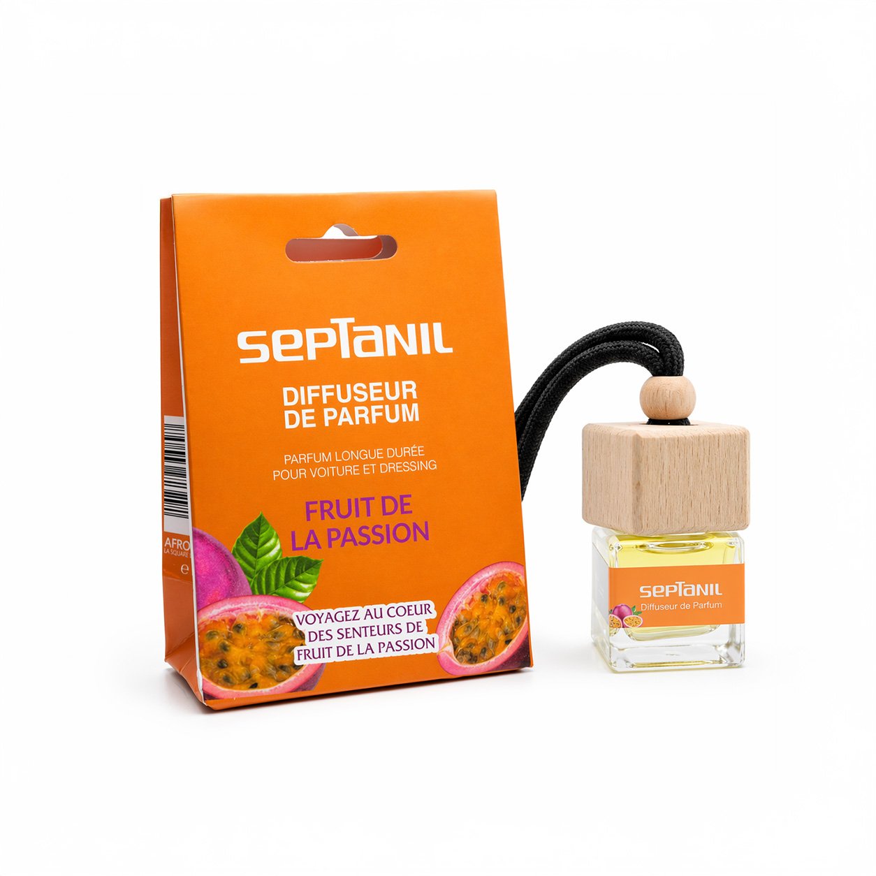 Fruit-de-la-passion.voiturejpg Septanil Diffuseur De Voiture Fruit De La Passion 8ml – Image 1