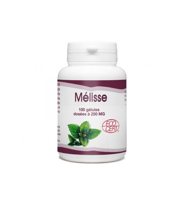 GPH-Melisse-250mg-100gelules GPH Melisse 250mg 100gelules – Image 1