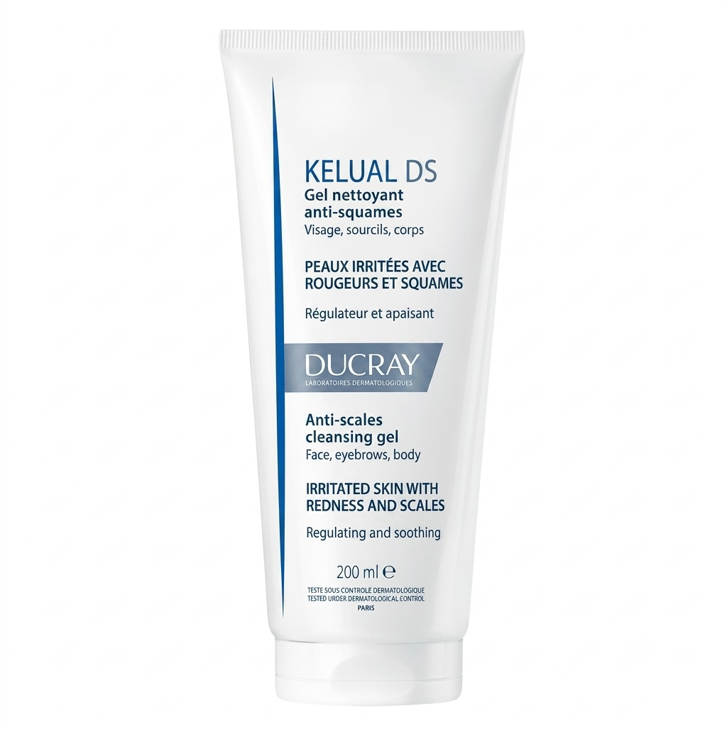 Gemini_Generated_Image_ad14pjad14pjad14 Ducray Kelual Ds Gel Nettoyant 200ml – Image 1
