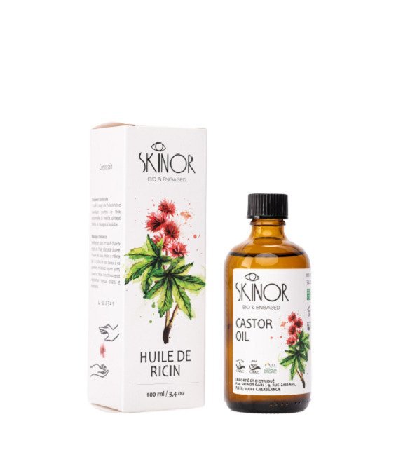 HUILE_DE_RICIN-skinor SKINOR Huile de Ricin 100ml – Image 1