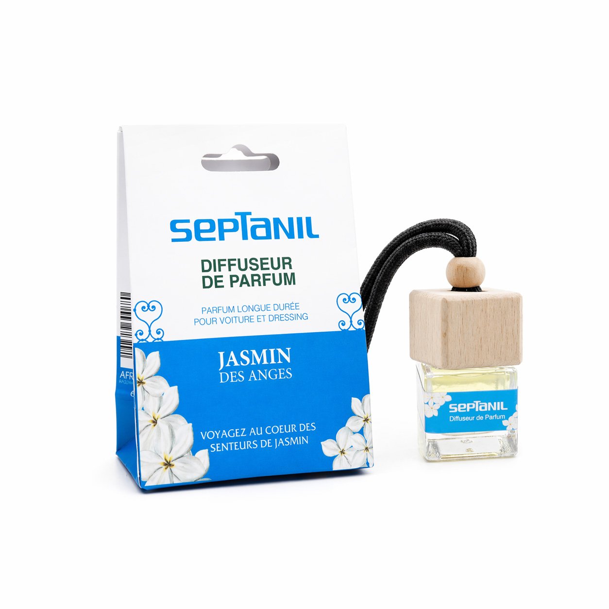 JASMIN-DES-ANGESvoiture-1 Septanil Diffuseur De Voiture Jasmin des Anges 8ml – Image 1