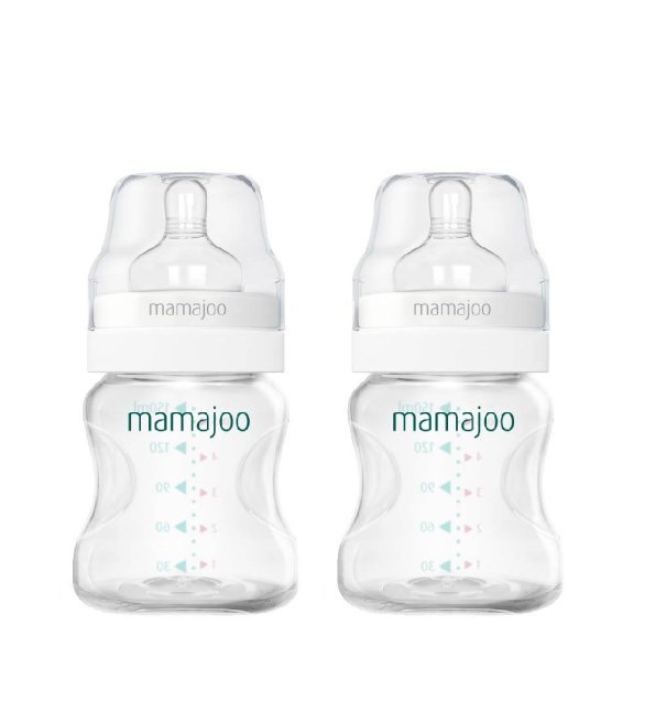 Mamajoo-2-Biberon-silver-150ml-MMJ1653 Mamajoo 2 Biberon Silver 150ml – Image 1