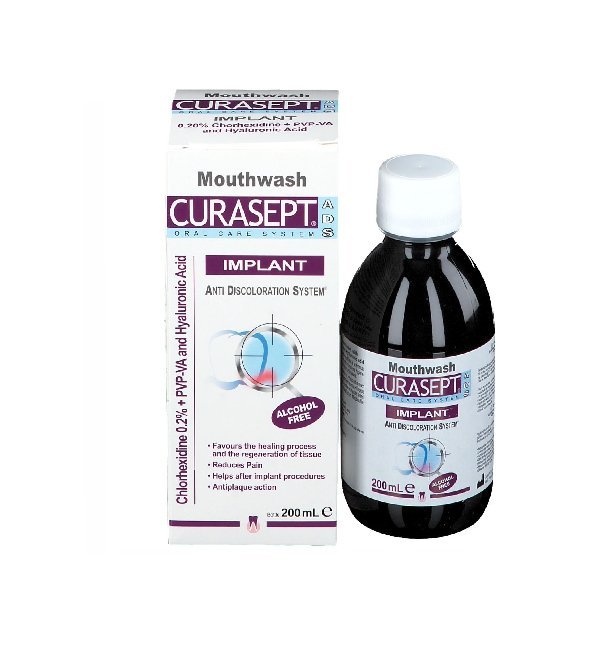 Nouveau-projet-12-2-1 Curasept ADS Implant Bain de bouche 200ml – Image 1