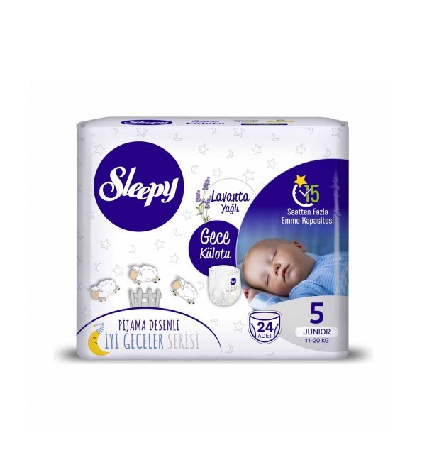 Nouveau-projet-66-1 Sleepy Natural 5, Pants Nuit Junior 11-20kg/24pcs – Image 1