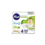 Sleepy Natural 4, Couches Maxi 7-14kg/30pcs
