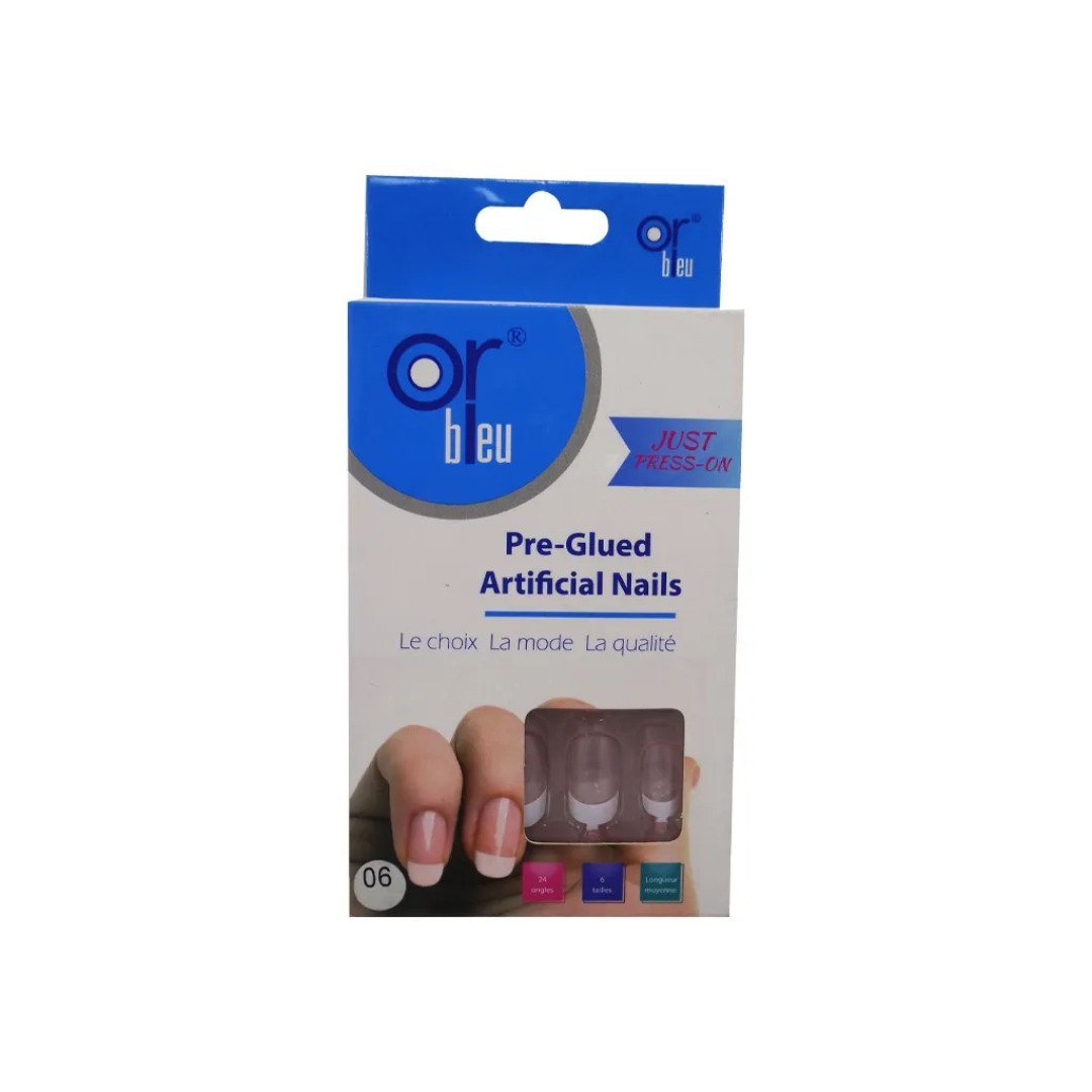 Or-Bleu-Pre-Glued-Artificial-Nails-N°-07-Ref-CT-988-1 Or Bleu Pre-glued Artificial Nails FC 06 CT-988 – Image 1