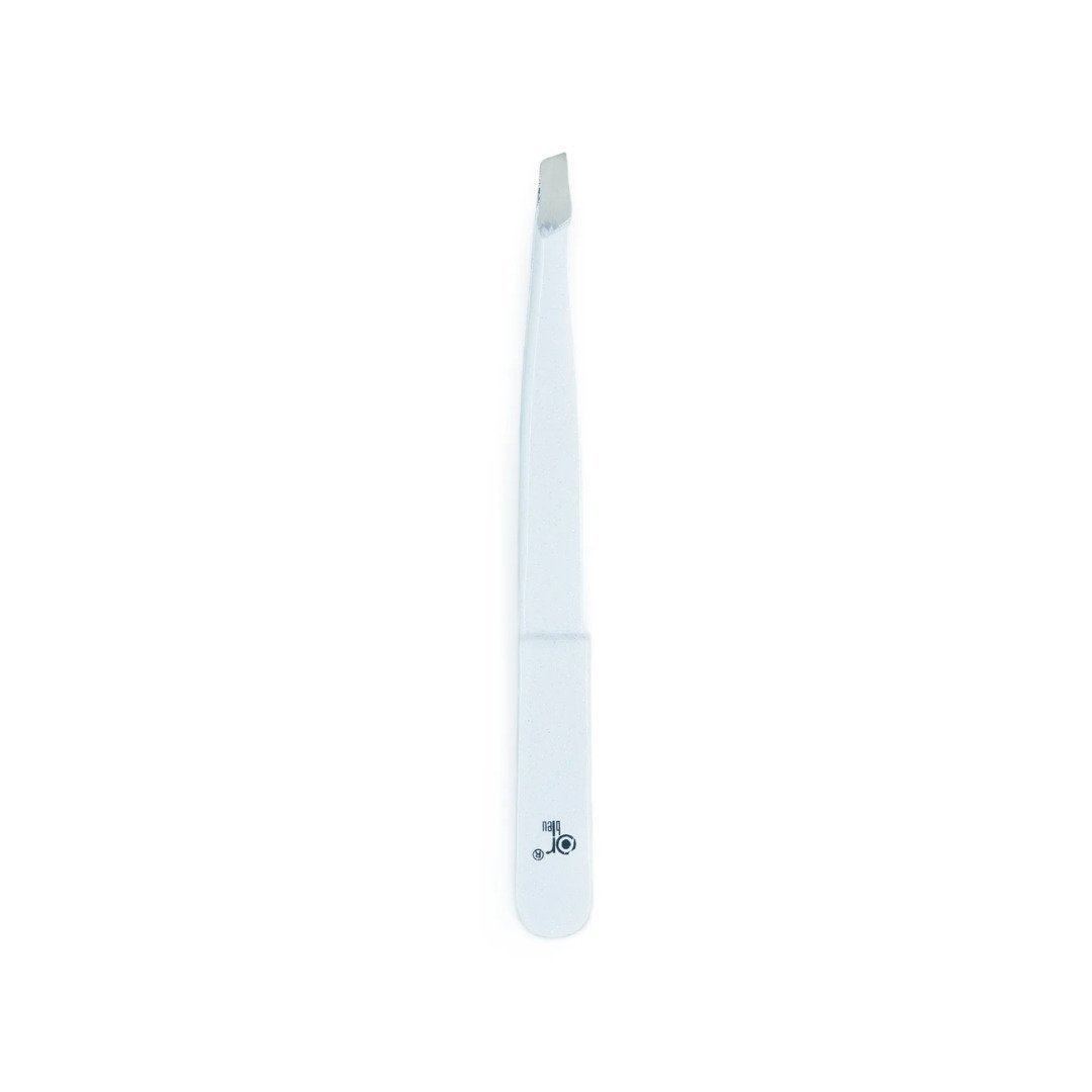Or-bleu-Diamond-Slant-Tip-sweezers-Ref-CT-406 Or bleu Diamond Slant Tip Tweezer CT-406 – Image 1
